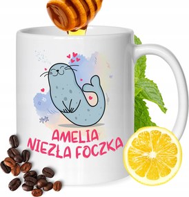 Bögre Amelia Barátnőknek Ajándék Nyomtatott Fehér 330ml