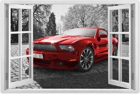 Poszterek 60x40 Piros Mustang