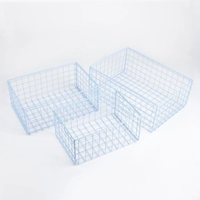 DEPOSIT fém kosár 17x26cm , világos kék