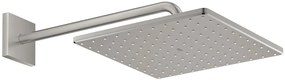 Fejzuhany GROHE RAINSHOWER Cube négyzet zuhanykarral együtt supersteel 26564DC0