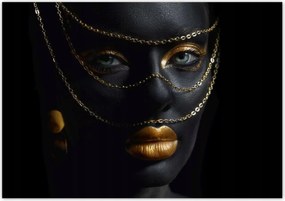 Poszterek 100x70 Az aranyszínű csecsebecsék mögött