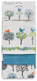 Pamut konyharuha szett 3 db-os 45x65 cm Forest Birds – Cooksmart ®