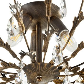 ONLI - TERESA mennyezeti lámpatest 3xE14/6W/230V bronzszínű