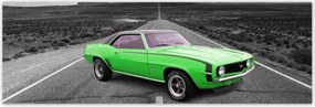 Poszterek 200x66 Zöld autó autópálya