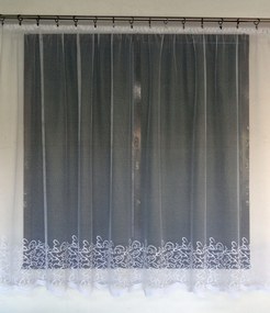 Mg Függöny 4386 Fehér 280x160 kész szalaggal