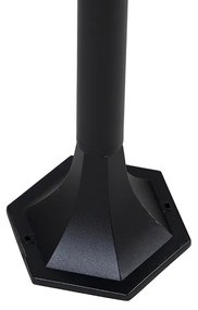 Kültéri állólámpa fekete 120 cm IP44 - Havana