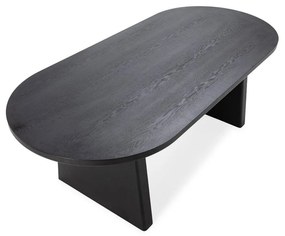 Étkezőasztal kőrisfa dekorral 100x200 cm Blair – MOME