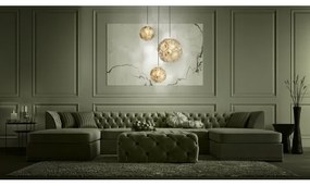 Eglo 39758 - Csillár zsinóron SKOURA 3xE27/60W/230V