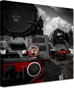 Festmények 20x20 Mozdonyok Ol49-69 18-201