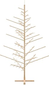 Fából készült Karácsonyfa Természetes 210 cm Tömör fenyőfa