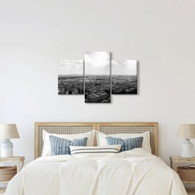 Kép - Házak háztetői Párizsban (90x60 cm)