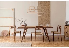 Globo 67287H1 - MANDERA LED kábeles csillár LED/40W/230V barna