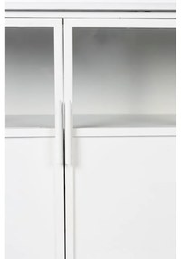 Fehér fém tálalószekrény 35x80 cm Miya – White Label