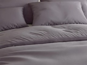 Pamut ágynemű DENYX BLEND szürke cipzár Ágyneműhuzat mérete: 70 x 90 cm | 140 x 200 cm