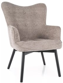 Carmen Raven fotel sötétbézs