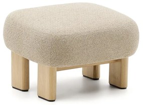 Bézs zsenília lábtartó Nema – Kave Home