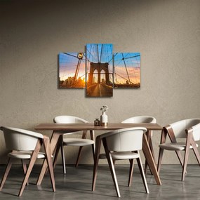 Kép - Brooklyn, híd, Manhattan, New York (90x60 cm)
