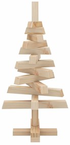 Karácsonyfák állvánnyal Természetes 60 cm Tömör fenyőfa