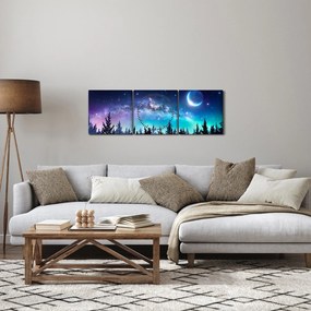 Kép - Tejút (órával) (90x30 cm)