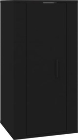 vidaXL fekete fali TV-szekrény 40x34,5x80 cm