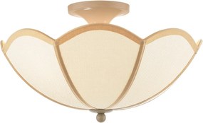 Dar Lighting skandináv mennyezeti lámpa giuliana világos fa taupe dargiu5329