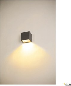 SLV 1005148 SITRA Modern Kültéri Fali Lámpa Antracit LED IP44