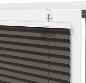 pliszírozott redőny fekete 100x200 cm szövetszélesség 99,4 cm