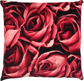 Párnahuzat Rózsák bársony 45x45cm