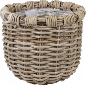 Kerek Rattan Kosár Fóliával 30x30x26 cm MP-0105.S
