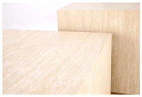 Palmer dohányzóasztal - négyzet, bézs