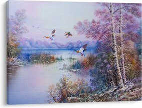Kép - ősz jön, olajfestmény (70x50 cm)