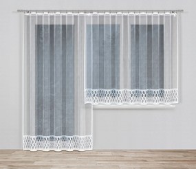 Kész Függöny Jacquard Szalaggal 200X250, Lengyelországban Gyártva.