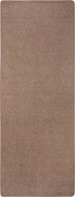 Futószőnyeg barna 80x300cm, folyosóra-előszobába rövid hajjal