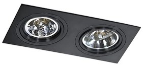 Azzardo Siro beépíthető lámpa, fekete, GU10, 1x50W, AZ-2806