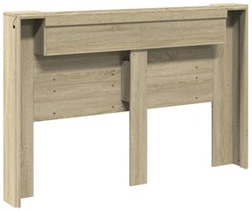 Fejtámla polcokkal Sonoma tölgy 160 x 16,5 x 103,5 cm Faanyag