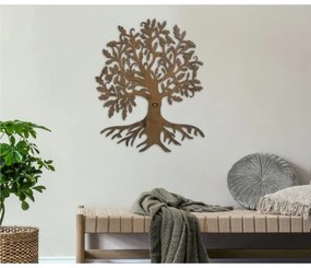 Li-Go 5732/DUB/S2 - LED fali dekoráció LED/10W/5V 20000 mAh 68x80 cm tölgy