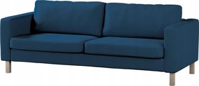 Dekoria Karlstad 3 személyes kinyitható kanapé huzat Ikea kék