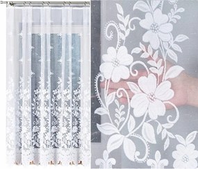 Lajos jacquard függöny mintás 023092, 500x160cm egyenes (kész) szegéllyel