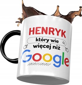 Fekete Bögre Henrik Férj Kolléga Ajándék Nyomtatott Fotóval