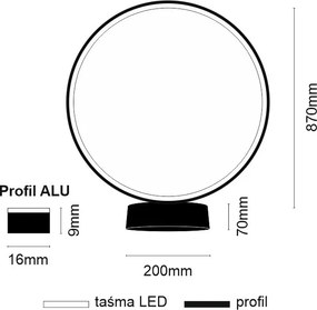 Antigo Abira 9914 Állólámpa 1x33W/LED 4000K 3148lm IP44