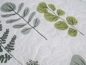 Ágytakaró SCANDI NATURE, zöld Méret: 170 x 210 cm
