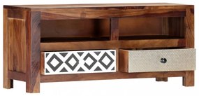 tömör kelet-indiai rózsafa TV-szekrény 90 x 30 x 40 cm