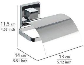 WENKO 22696100-WC-papírtartó VACUUM-LOC QUADRO ED 13x14 cm fényes króm