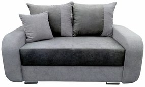 Fero új 2-es (ágyazható) kanapé, s.szürke-k.szürke
