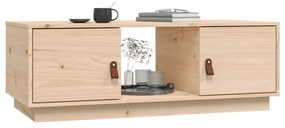 tömör fenyőfa dohányzóasztal 100x50x35 cm