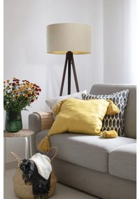 Állólámpa STANDART 1xE27/60W/230V bézs/barna