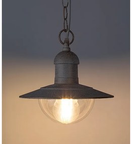 Brilagi - Kültéri függeszték MOLDE 1xE27/60W IP44 fehér/patina