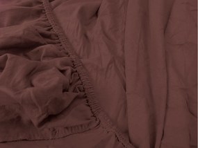 Jersey EXCLUSIVE sötétbarna lepedő 180x200 cm Grammsúly (rost sűrűség): Lux (190 g/m2)