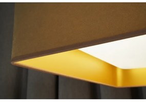 Brilagi-LED Fényerőszabályozható VELVET SQUARE LED/36W/230V Wi-Fi Tuya + távirányító bézs