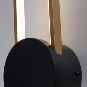 LED fali lámpatest FLORENTYNA LED/24W/230V 4000K arany/fekete